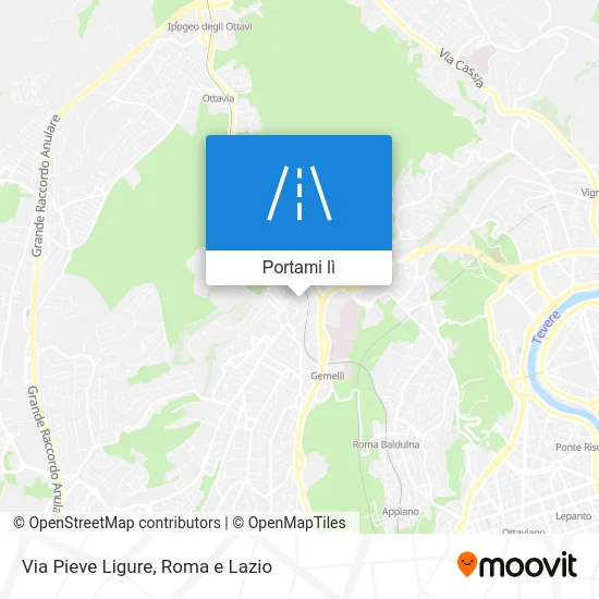 Mappa Via Pieve Ligure