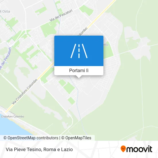 Mappa Via Pieve Tesino