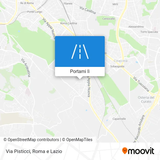 Mappa Via Pisticci