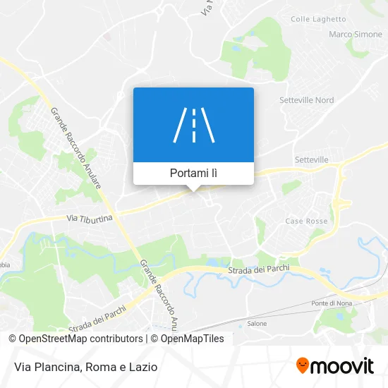 Mappa Via Plancina