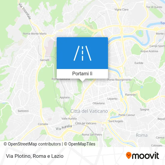 Mappa Via Plotino
