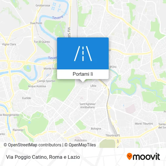 Mappa Via Poggio Catino