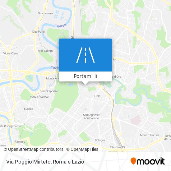 Mappa Via Poggio Mirteto
