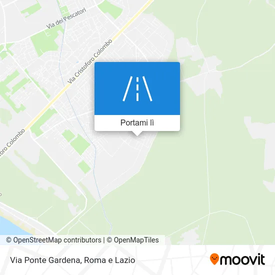 Mappa Via Ponte Gardena