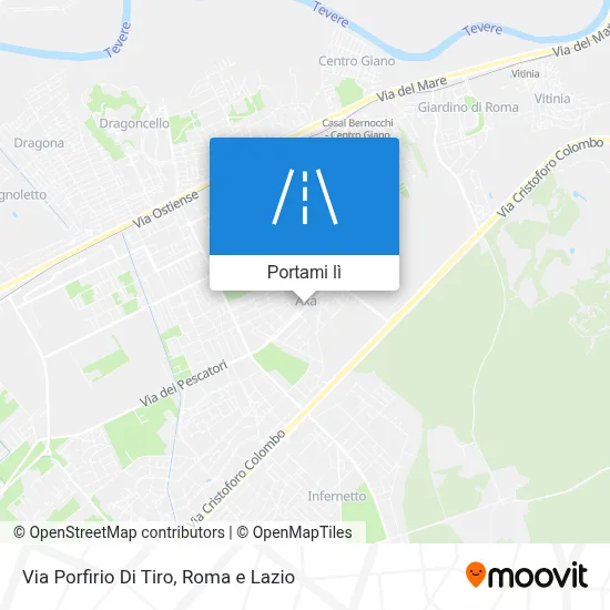 Mappa Via Porfirio Di Tiro