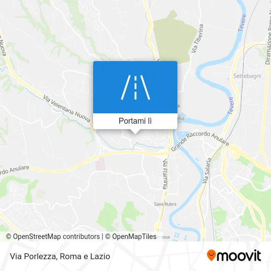 Mappa Via Porlezza