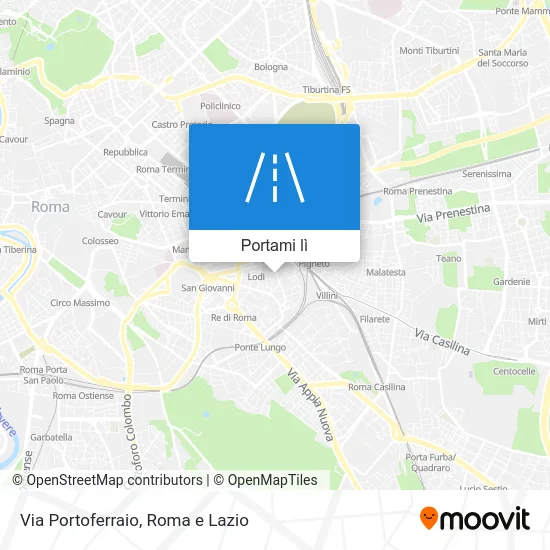 Mappa Via Portoferraio