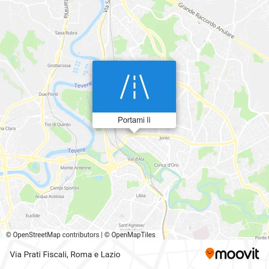 Mappa Via Prati Fiscali
