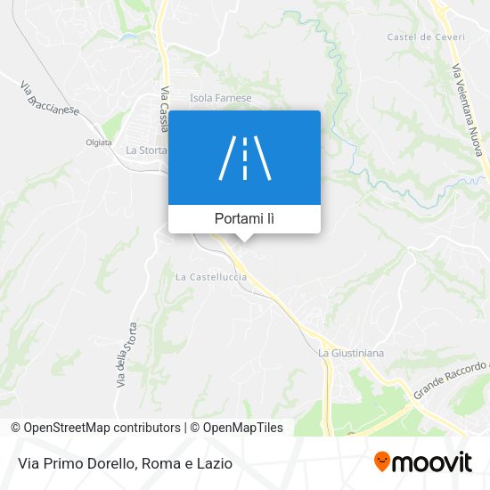 Mappa Via Primo Dorello