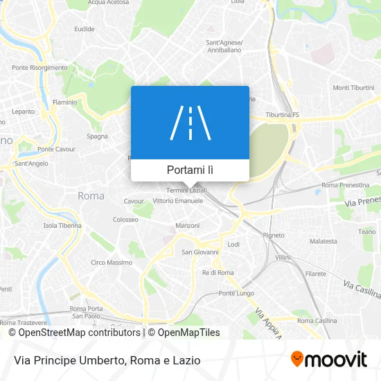 Mappa Via Principe Umberto
