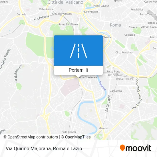 Mappa Via Quirino Majorana