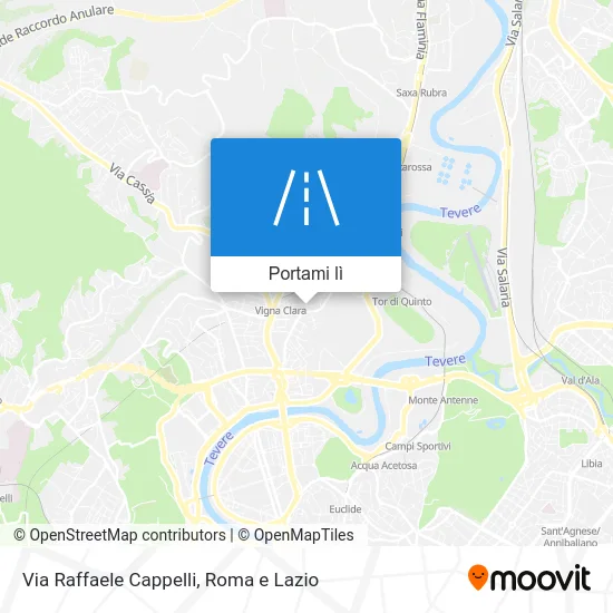 Mappa Via Raffaele Cappelli