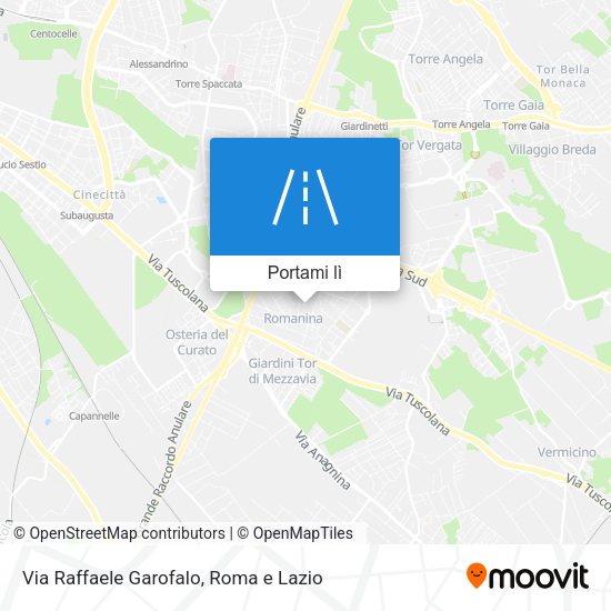 Mappa Via Raffaele Garofalo