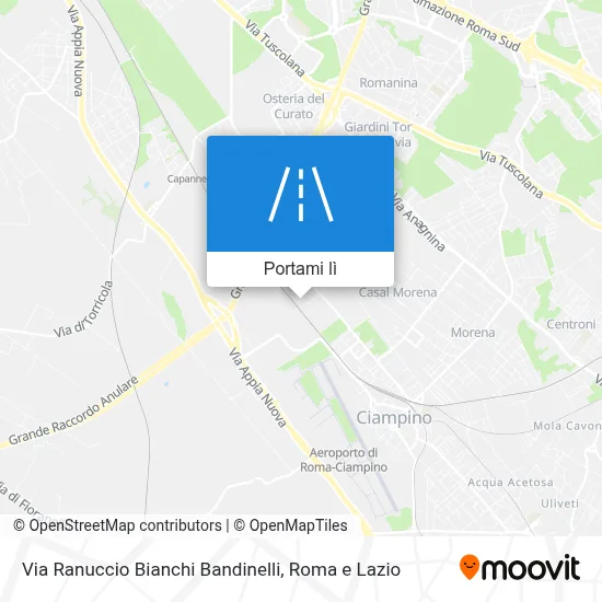 Mappa Via Ranuccio Bianchi Bandinelli