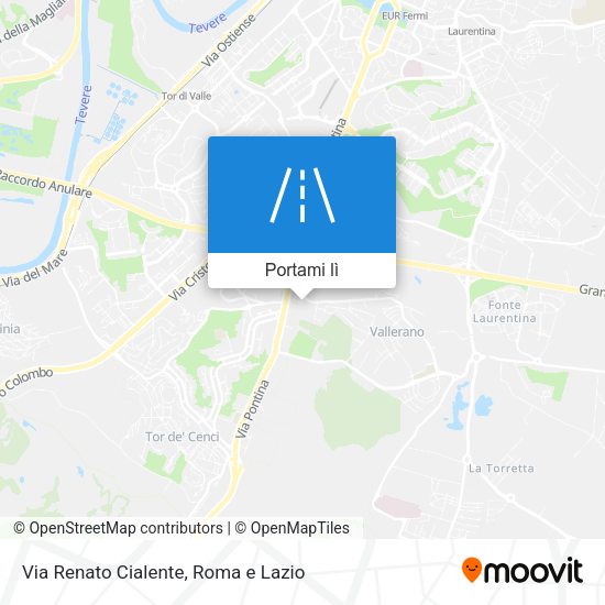 Mappa Via Renato Cialente