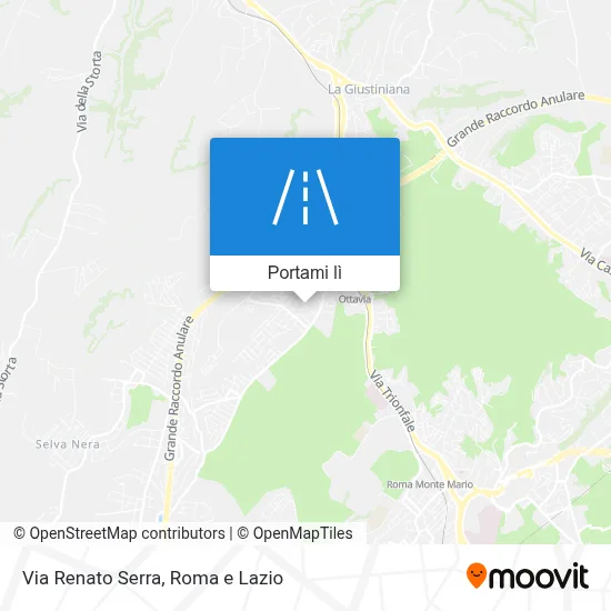 Mappa Via Renato Serra