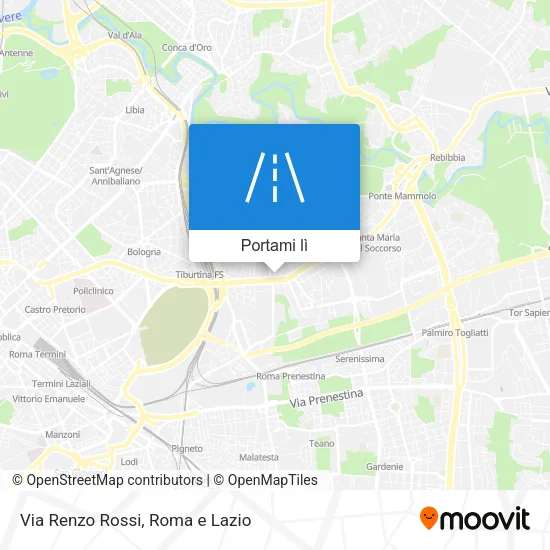 Mappa Via Renzo Rossi