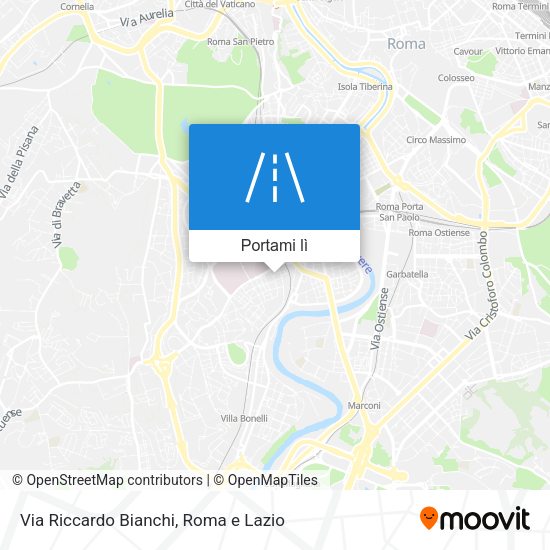 Mappa Via Riccardo Bianchi