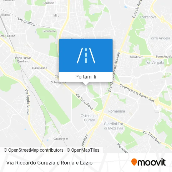 Mappa Via Riccardo Guruzian