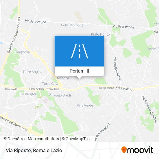 Mappa Via Riposto