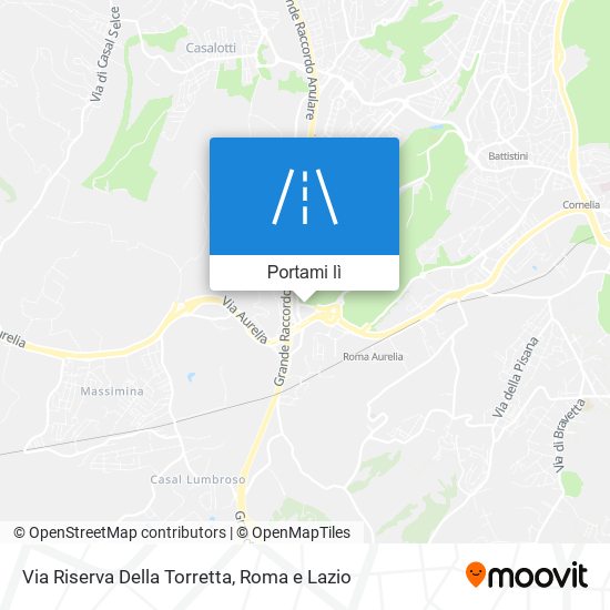 Mappa Via Riserva Della Torretta