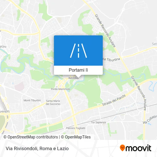 Mappa Via Rivisondoli