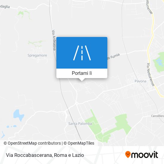 Mappa Via Roccabascerana