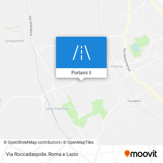 Mappa Via Roccadaspide