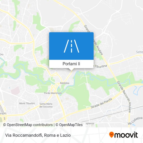 Mappa Via Roccamandolfi