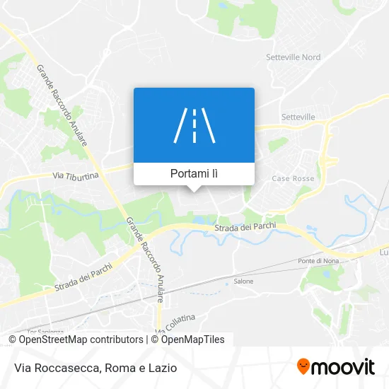 Mappa Via Roccasecca