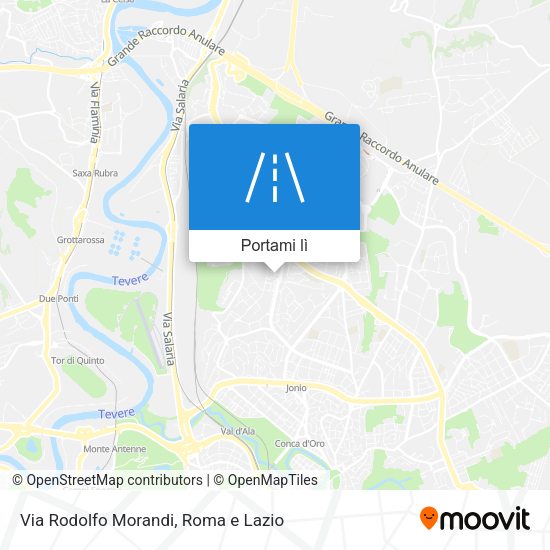 Mappa Via Rodolfo Morandi