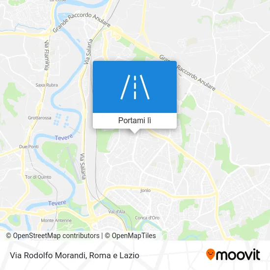 Mappa Via Rodolfo Morandi