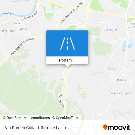 Mappa Via Romeo Collalti