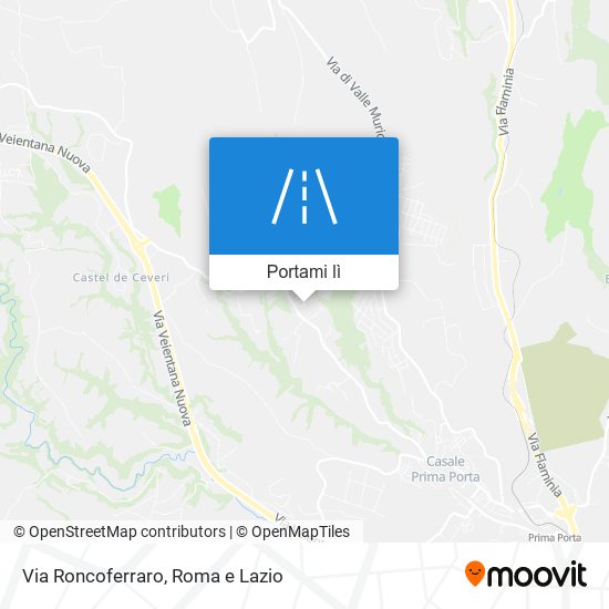 Mappa Via Roncoferraro