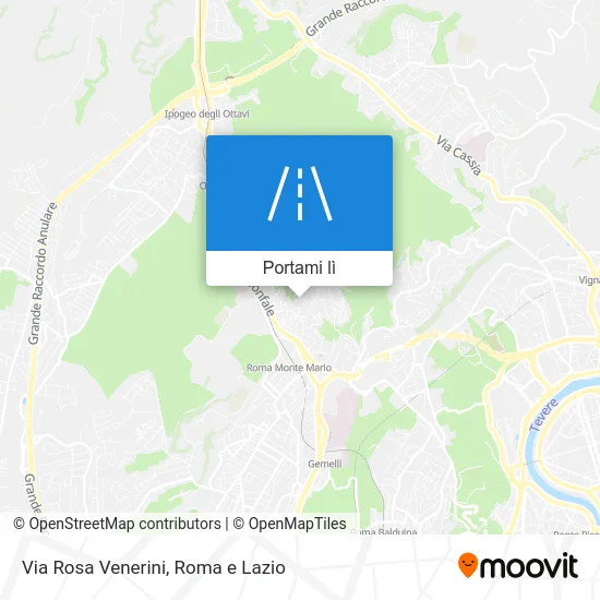 Mappa Via Rosa Venerini