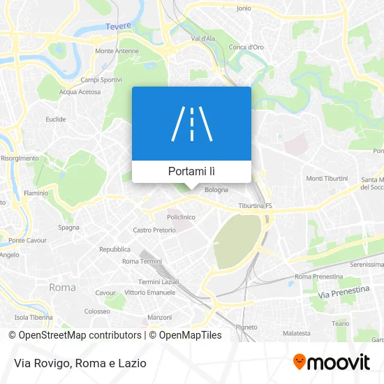 Mappa Via Rovigo