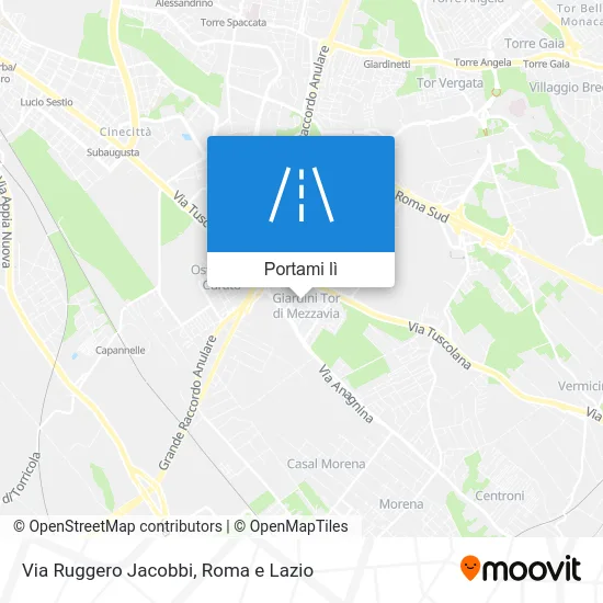 Mappa Via Ruggero Jacobbi