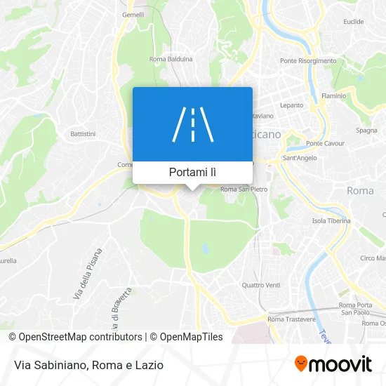 Mappa Via Sabiniano