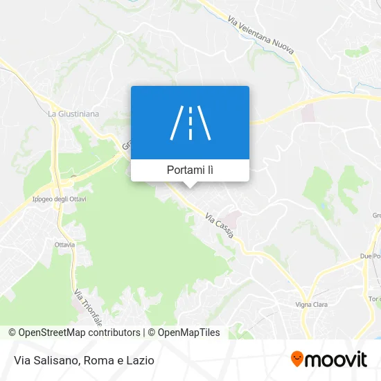 Mappa Via Salisano