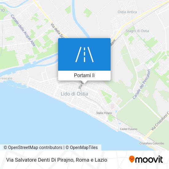 Mappa Via Salvatore Denti Di Pirajno