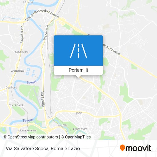Mappa Via Salvatore Scoca
