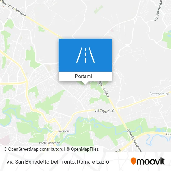 Mappa Via San Benedetto Del Tronto