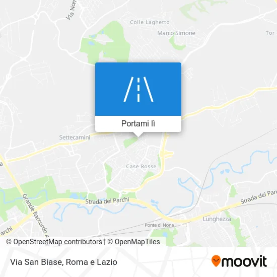 Mappa Via San Biase