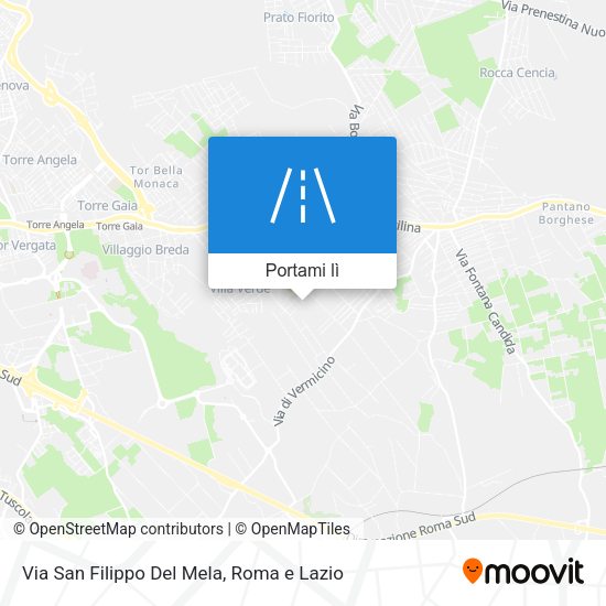 Mappa Via San Filippo Del Mela