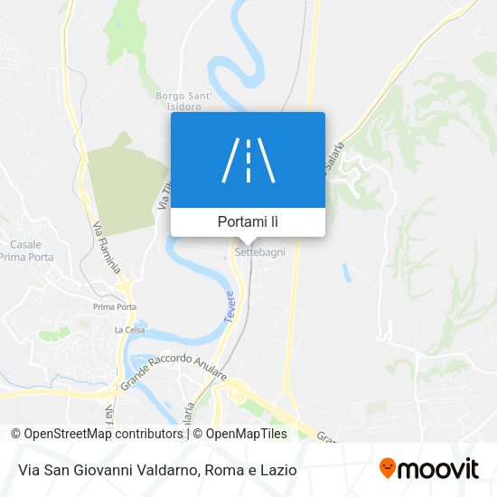 Mappa Via San Giovanni Valdarno