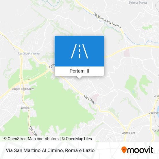 Mappa Via San Martino Al Cimino