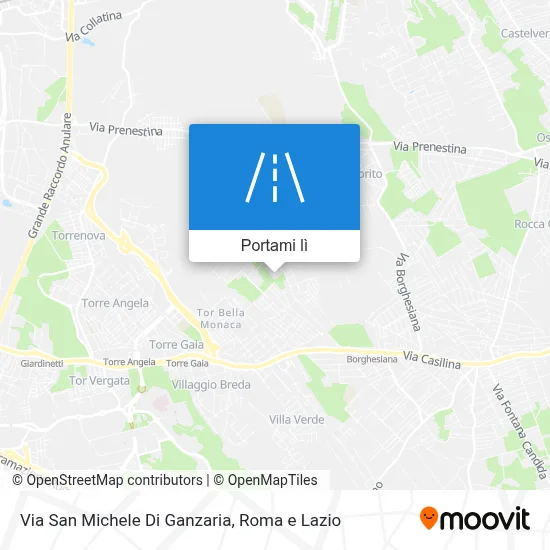 Mappa Via San Michele Di Ganzaria