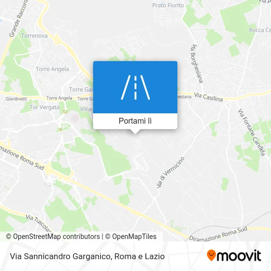 Mappa Via Sannicandro Garganico