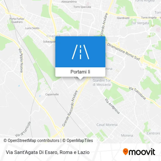 Mappa Via Sant'Agata Di Esaro
