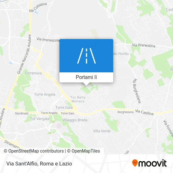 Mappa Via Sant'Alfio